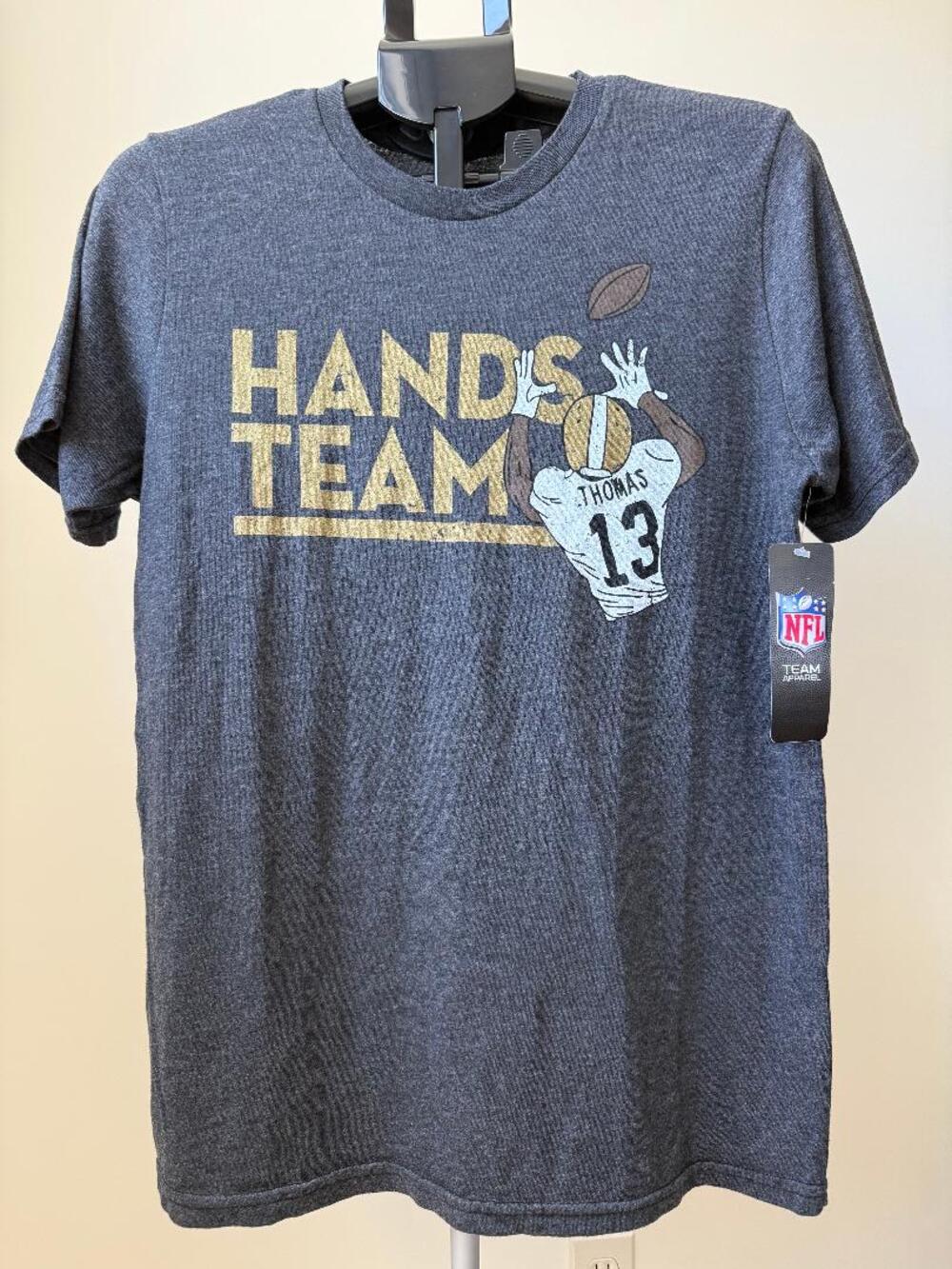 MICHAEL THOMAS NFL DARK GRAY very soft T-SHIRT SIZE MEDIUM MAJESTIC THREADS